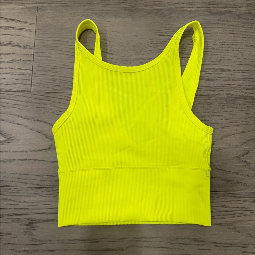 lululemon athletica Neon Yellow Sports Bra